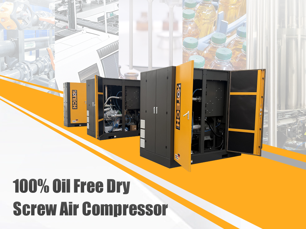 100% 0il Free DryScrew Air Compressor 100% 0il Free DryScrew Air Compressor