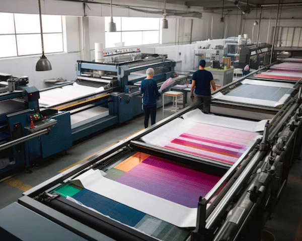 Textile and printing industry